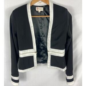 L'atiste Black White Blazer Jacket Size Small